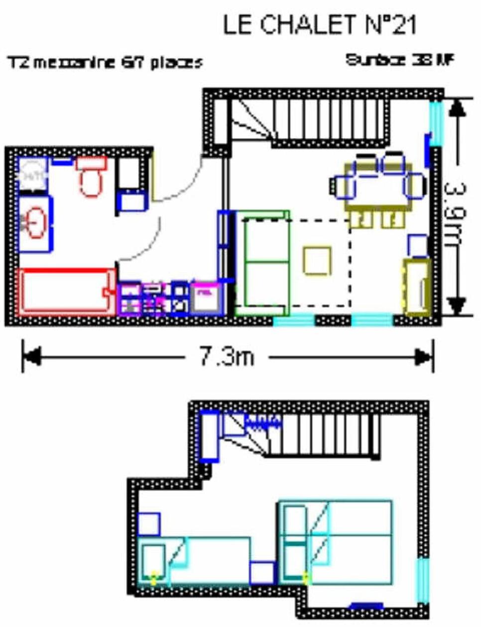 Le Chalet - Piscine 21 - Studio Pour 7 Personnes Mae-8774 Gourette Luaran gambar